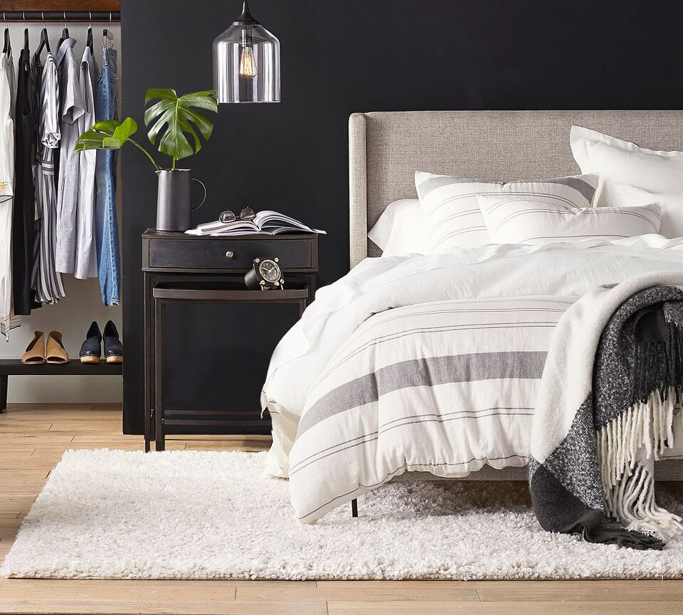 Woodrow Metal Nesting Bedside Table Pottery Barn Australia